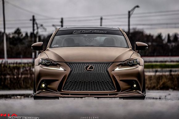 Lexus IS F sport front lip