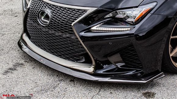 Lexus RCF Front NIA Splitter Hydrodipped