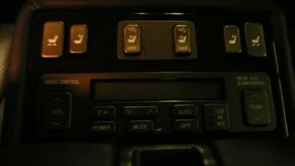 rear seat controls