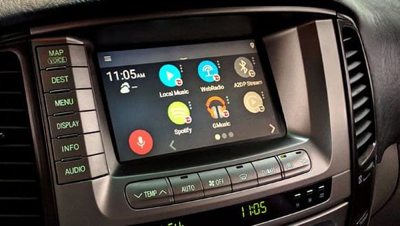 VLine Lexus Infotainment System Upgrade in Gen 4 Lexus NAV stereo