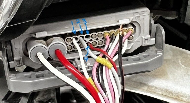 Driver's Side Headlight wiring harness.