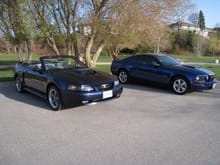 My 2002 GT just before I sold it along side the 2006 GT