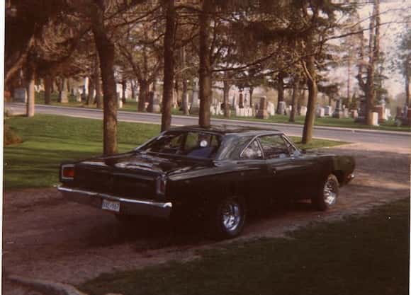 Another picture of my 69 RR original 383 4 speed car. I had put a 440 4 speed in it. I bought the shell for $500 . It was original paint at the time as well, this thing was in incredible shape , I loved this car. Probably the one I regret selling the most, it was just a nice car to drive.