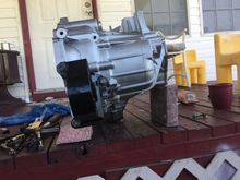 Tapped an threaded with new mount that was refilled with urathane.