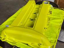 Color reminds me of the "shock yellow" on the new Camaros.