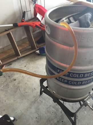 only took 2 quarts to get a clear lauter.