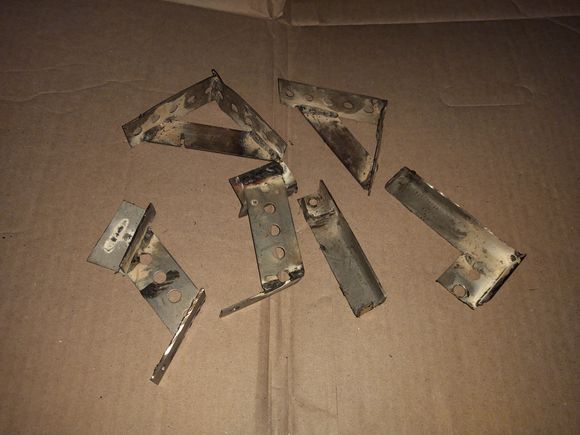 Brackets pre-paint
