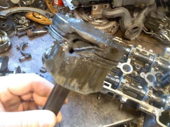melted piston
