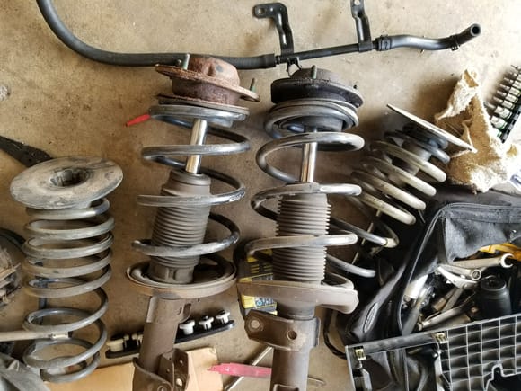 Eibach lowering springs and struts