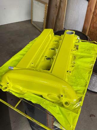 Color reminds me of the "shock yellow" on the new Camaros.