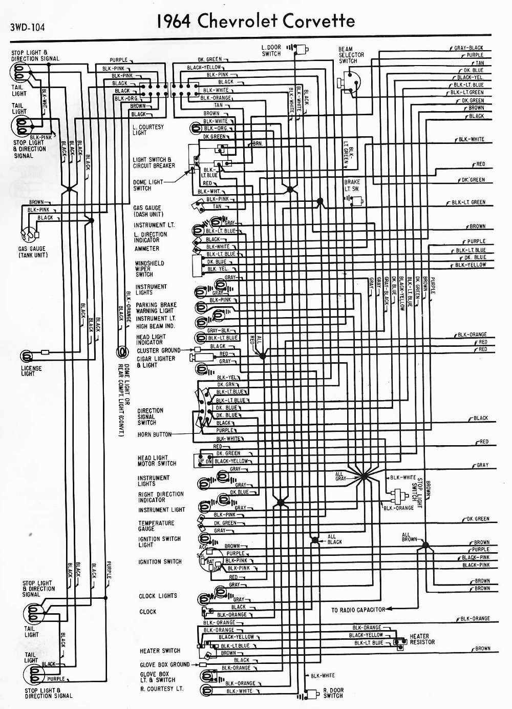 64 dash wiring plug pulled loose...help - CorvetteForum - Chevrolet