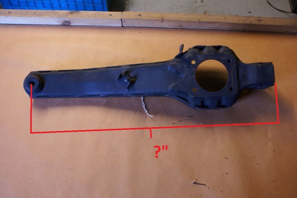 Trailing arm measurement needed CorvetteForum Chevrolet Corvette