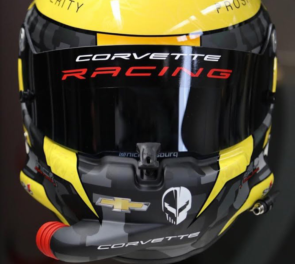 Corvette Racing ☆☆☆ 《New Design》Corvette C8.R driver's helmet