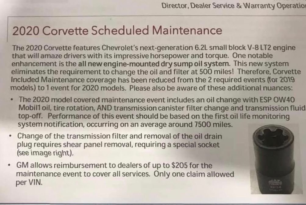 Oil changes on new C8 CorvetteForum Chevrolet Corvette Forum Discussion