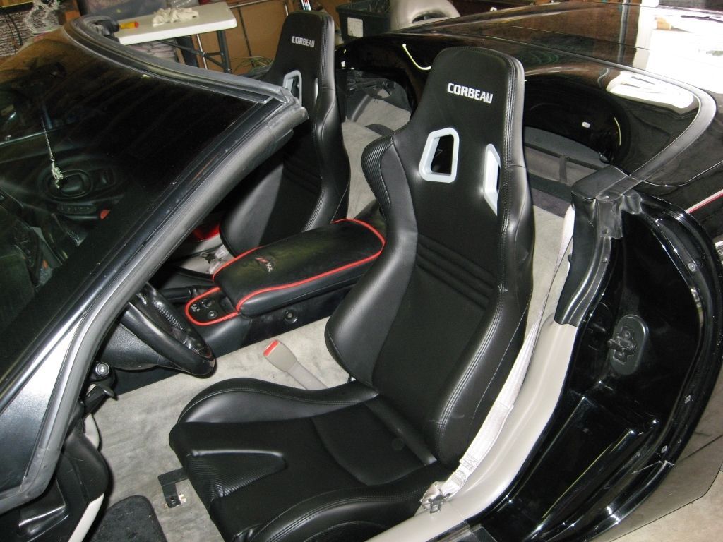 Corbeau Evolution X seats just installed - CorvetteForum - Chevrolet 