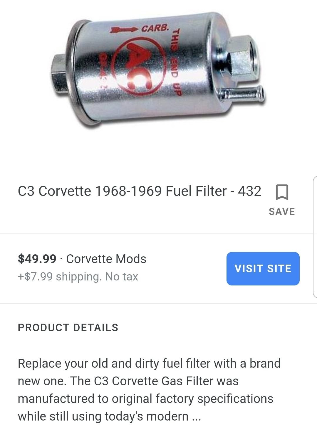Fuel Filter Replacement Simple Question! CorvetteForum Chevrolet