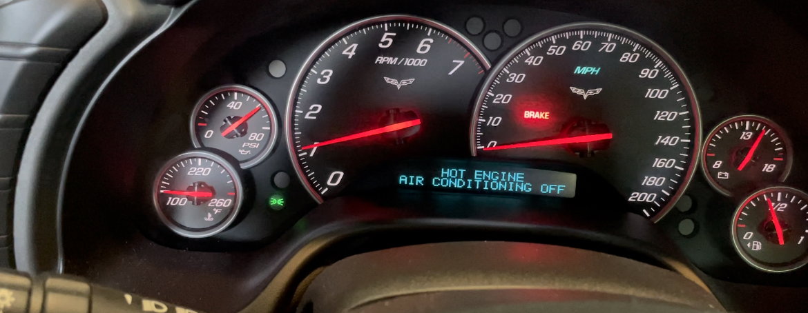 Factory coolant temp gauge accuracy.