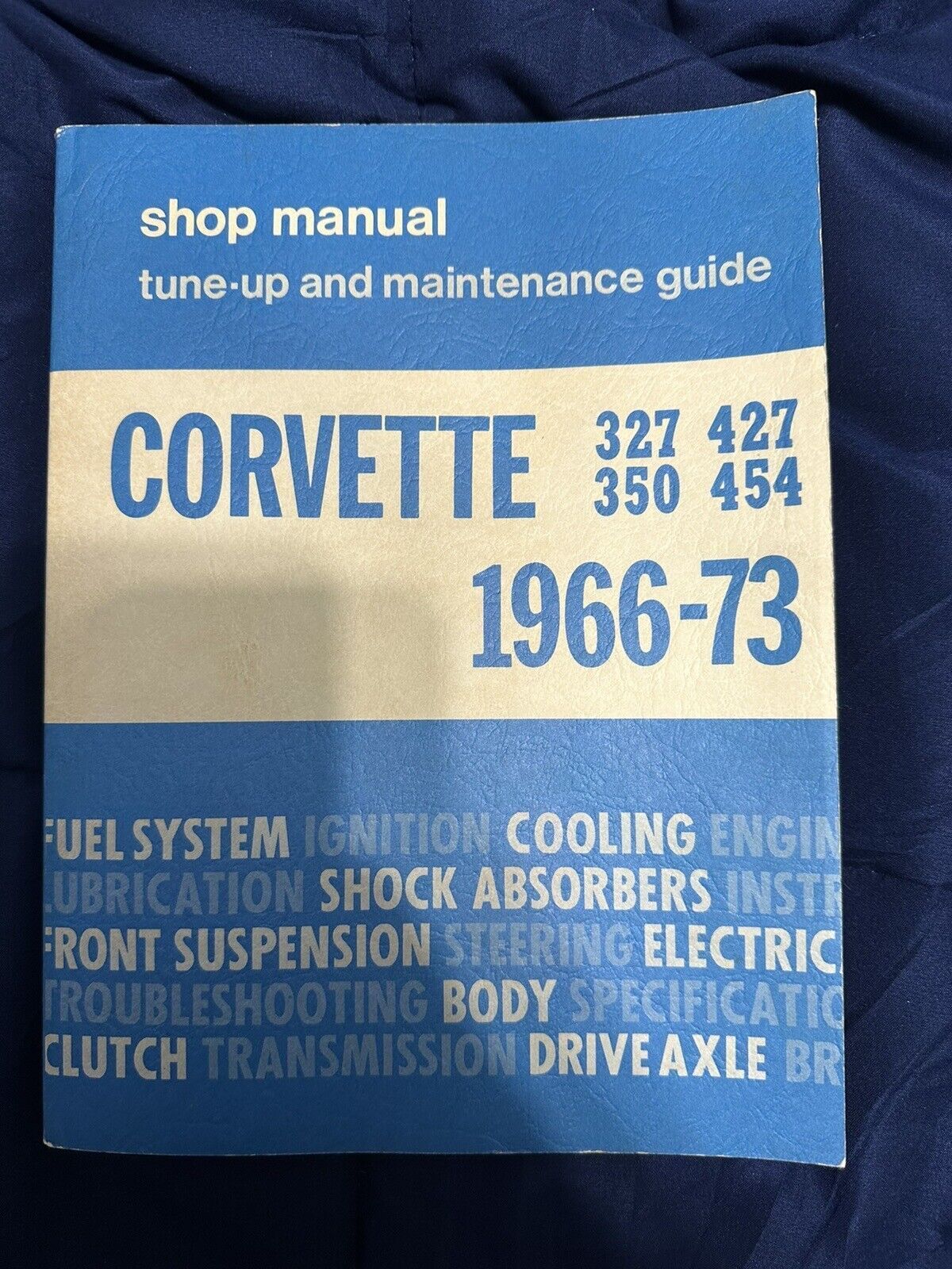 1986 CORVETTE SHOP MANUAL visual data 8