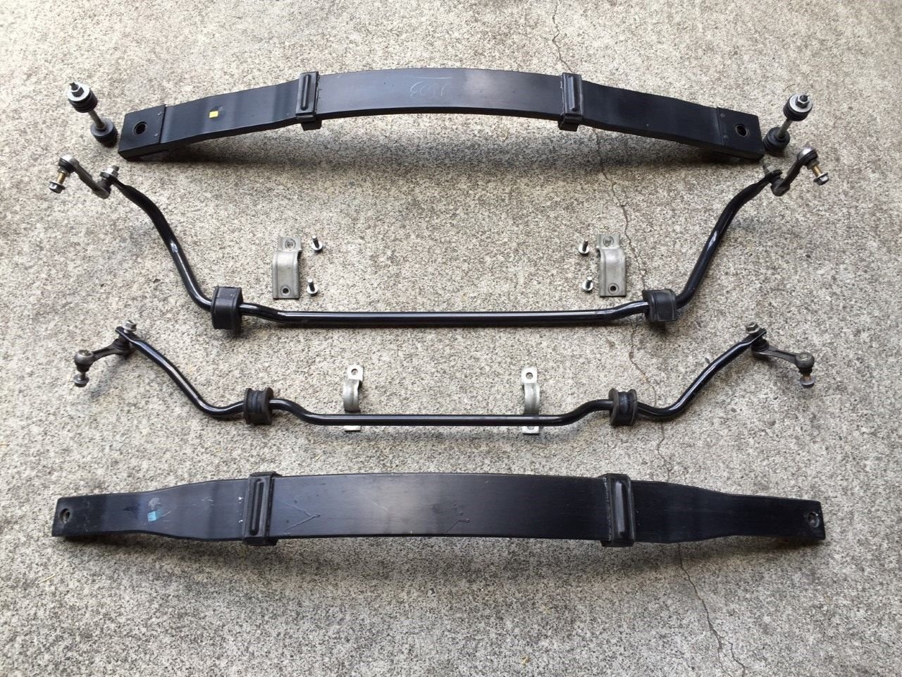 WTB C5 leaf springs with all hardware and sway bars with all hardware