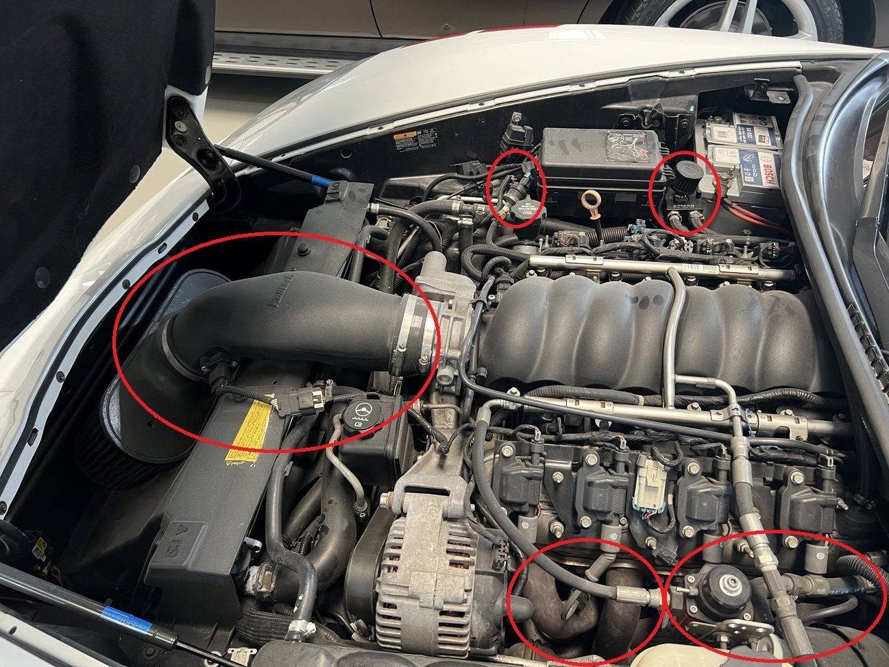 Unknown engine modifications buying a c6 advice please