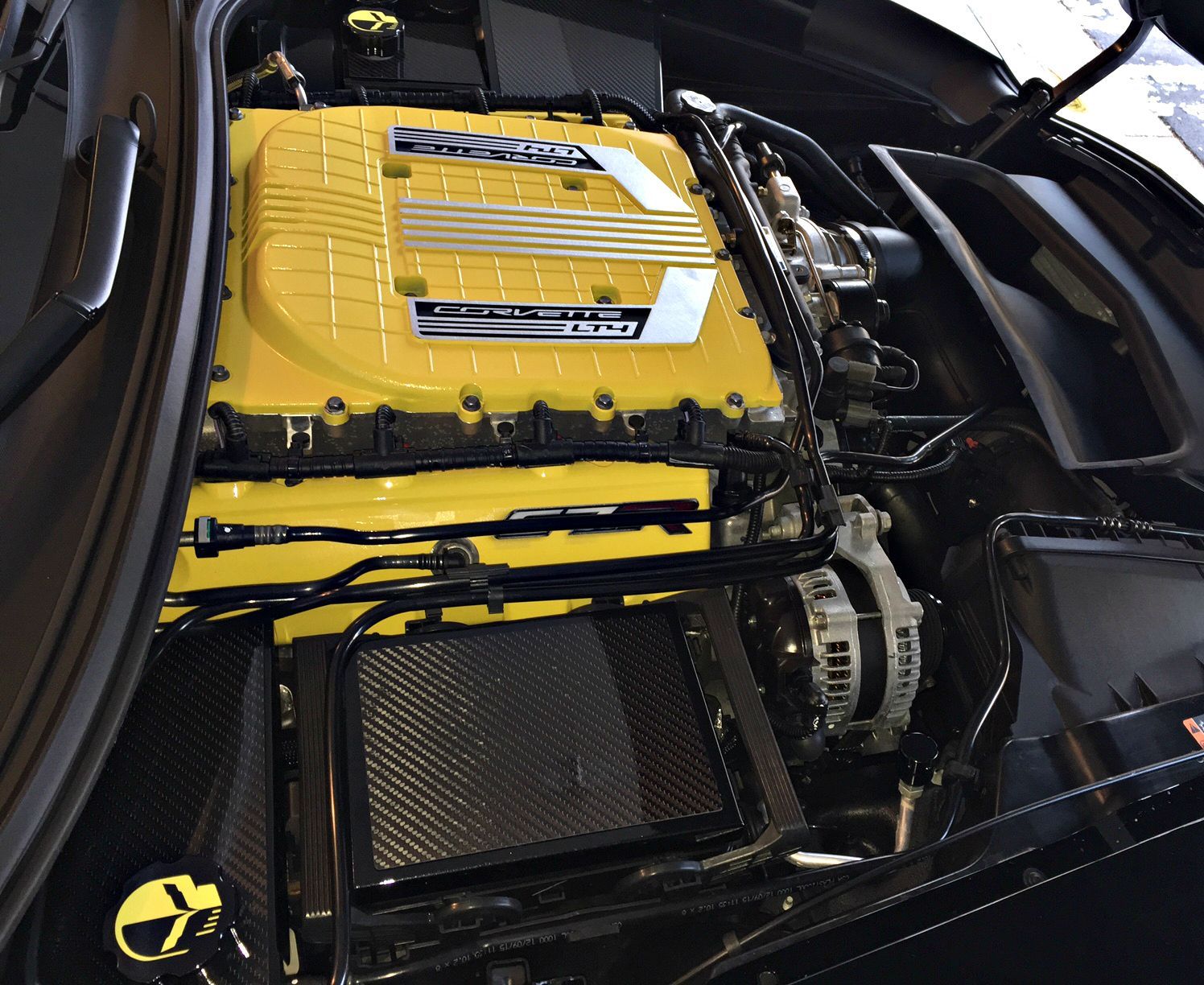 C7.R engine dressup kit and hood liner CorvetteForum Chevrolet