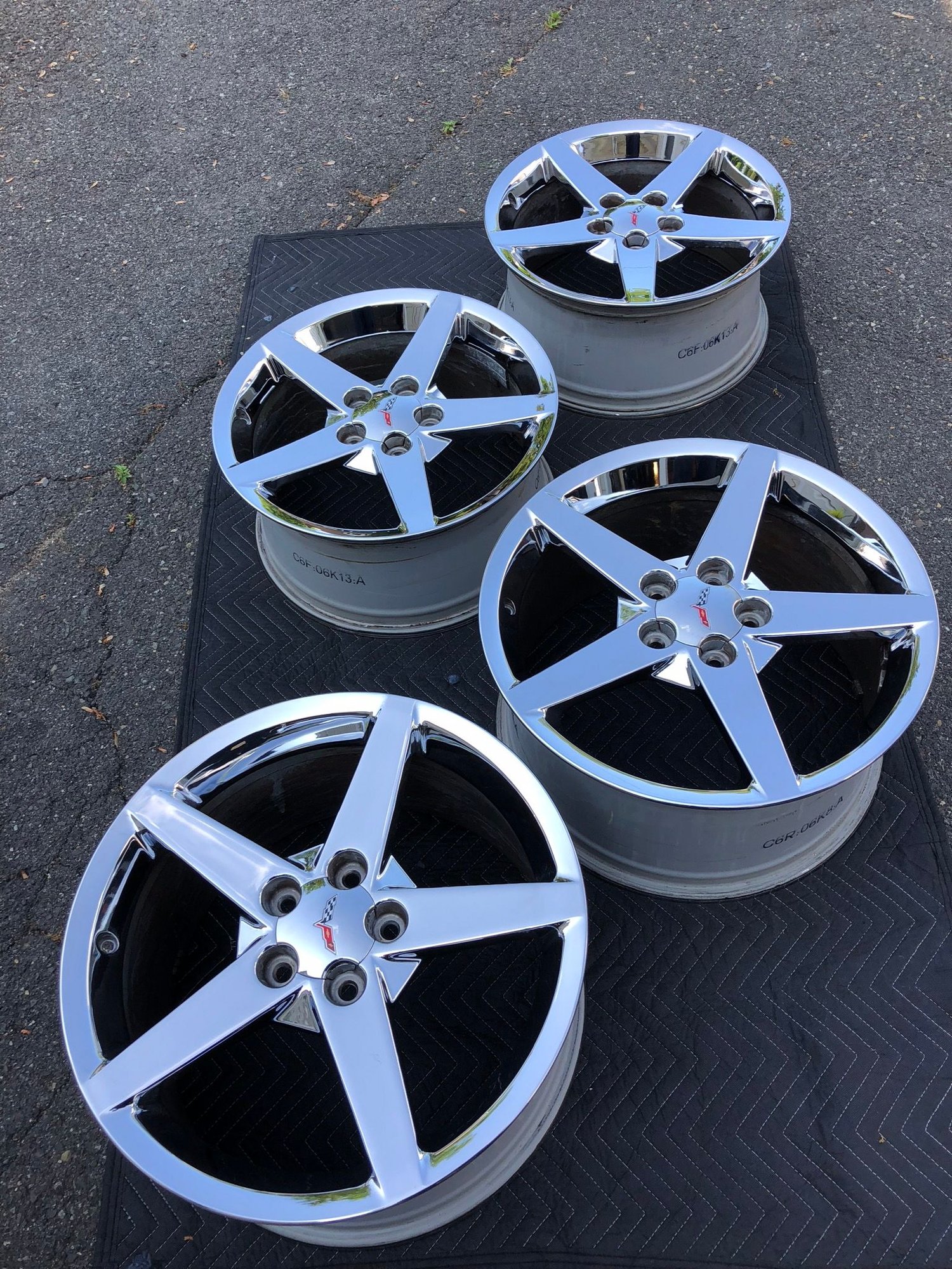 FS (For Sale) Chrome 5 star wheels - CorvetteForum - Chevrolet Corvette ...