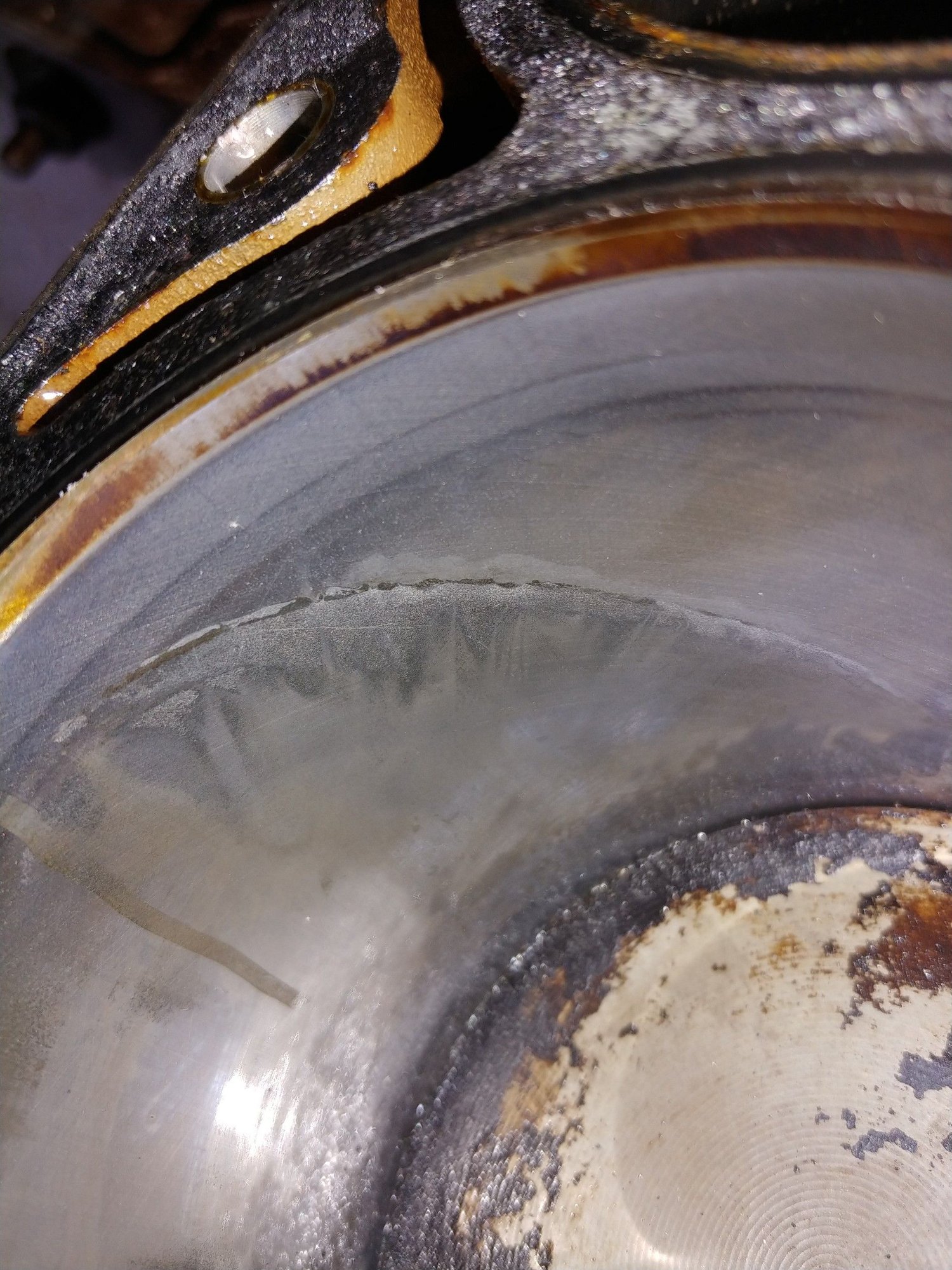 Need advice on cylinder wall crack CorvetteForum Chevrolet Corvette