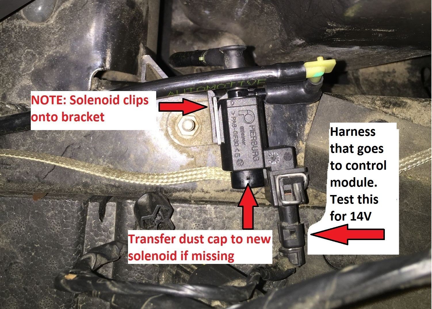 Z06 Exhaust vacuum solenoid replacement CorvetteForum Chevrolet