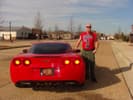 Torch Red SuperCharged Corvette