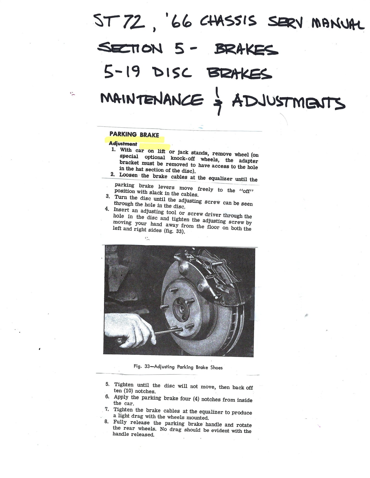 C2 Adjusting the parking brake CorvetteForum Chevrolet Corvette Forum Discussion
