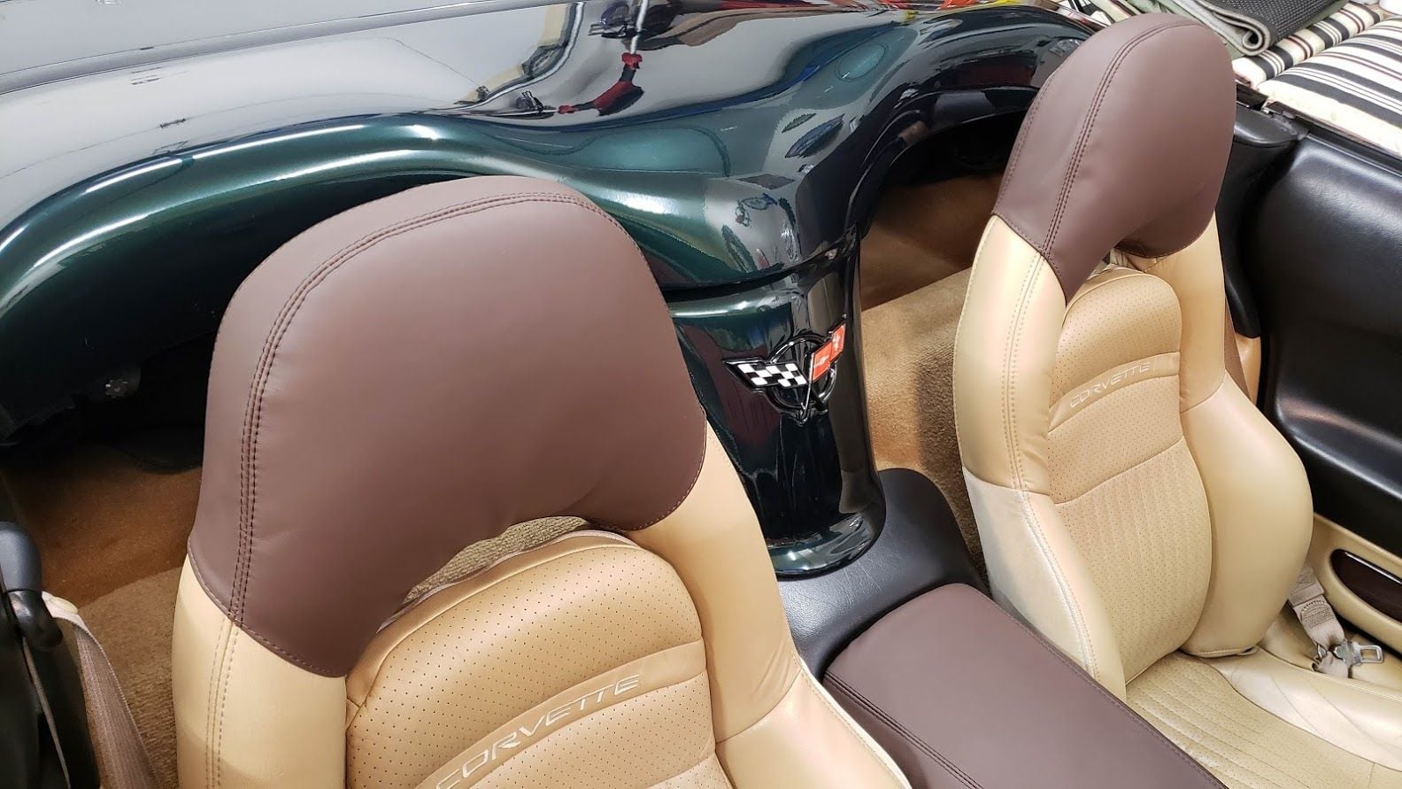 ColorBond Interior Paint - MGB Seats and Panels total transformation! 