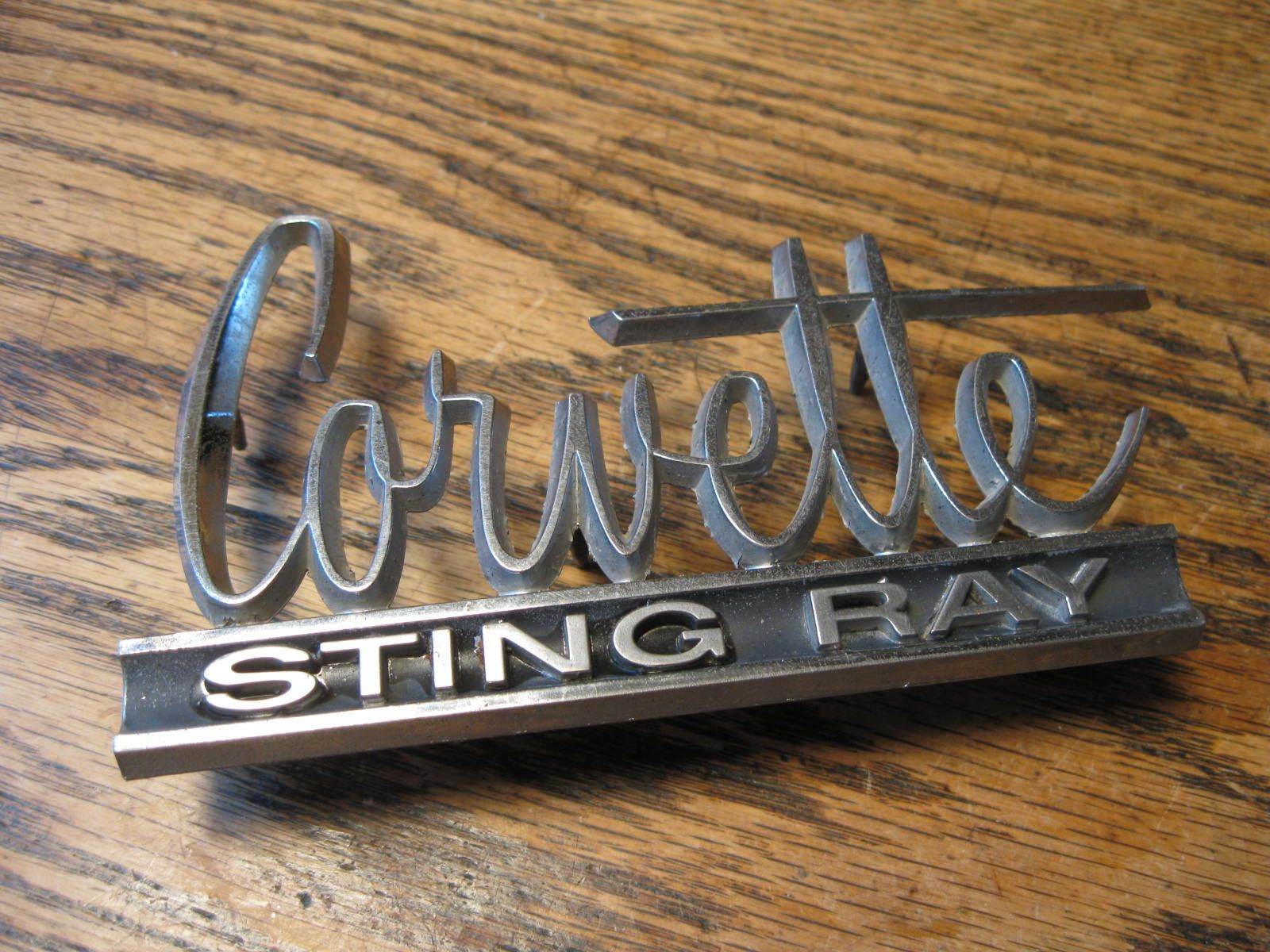 FS (For Sale) 427 Turbo Side and Corvette Rear Deck Emblems