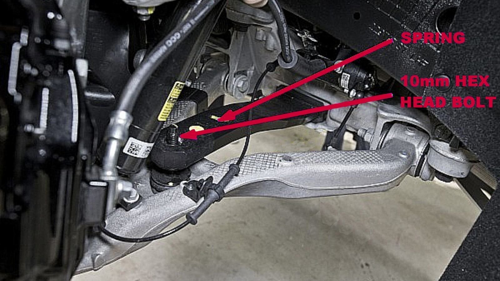 C6 front height ride adjustment 2006 Coupe CorvetteForum Chevrolet