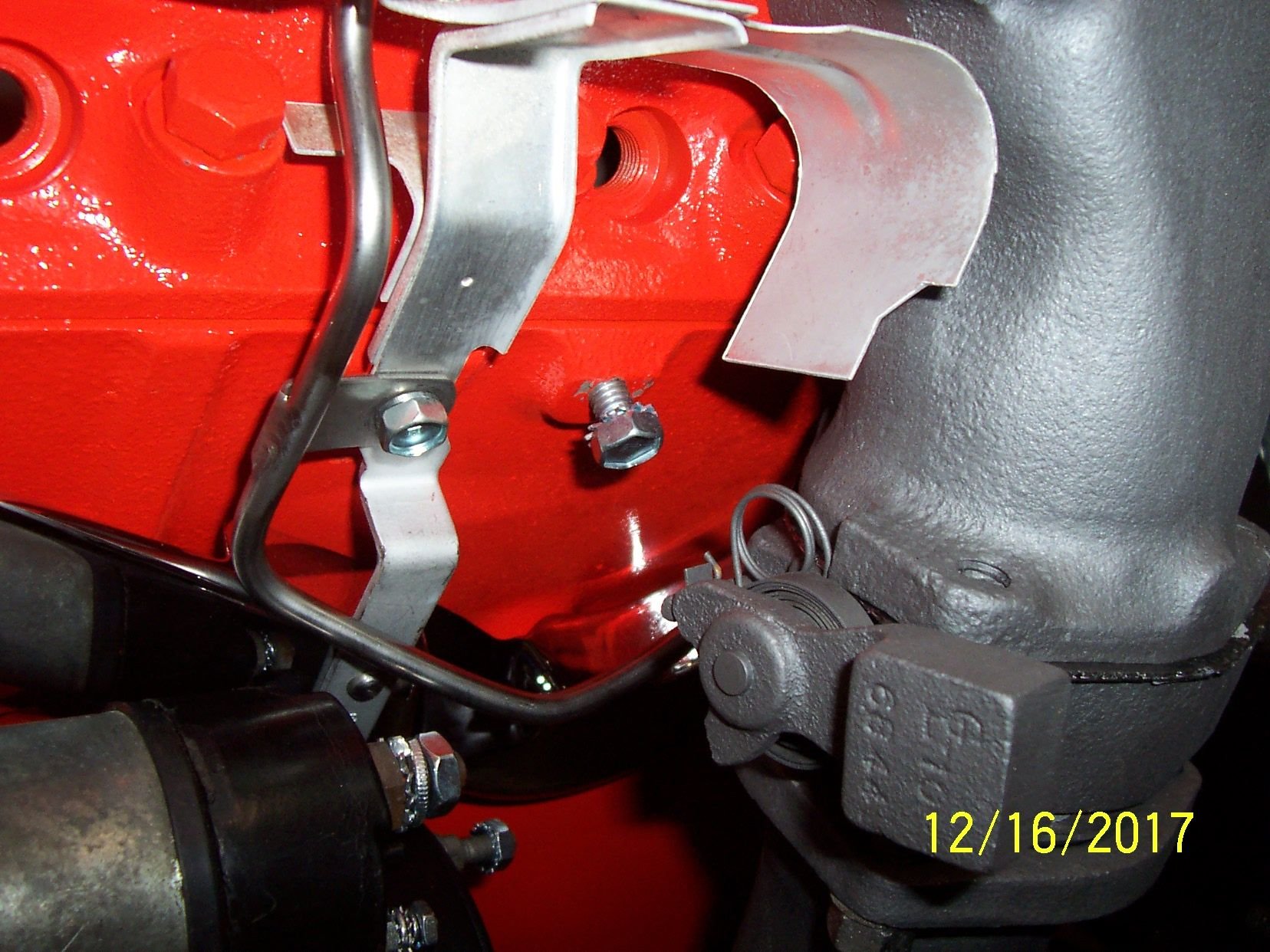 (C2) How is choke heat tube connected to manifold CorvetteForum