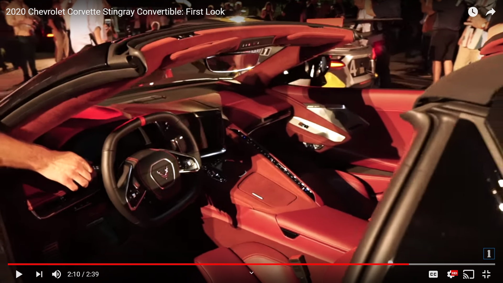Morello Red In An Actual 2020 Corvette Pics Video