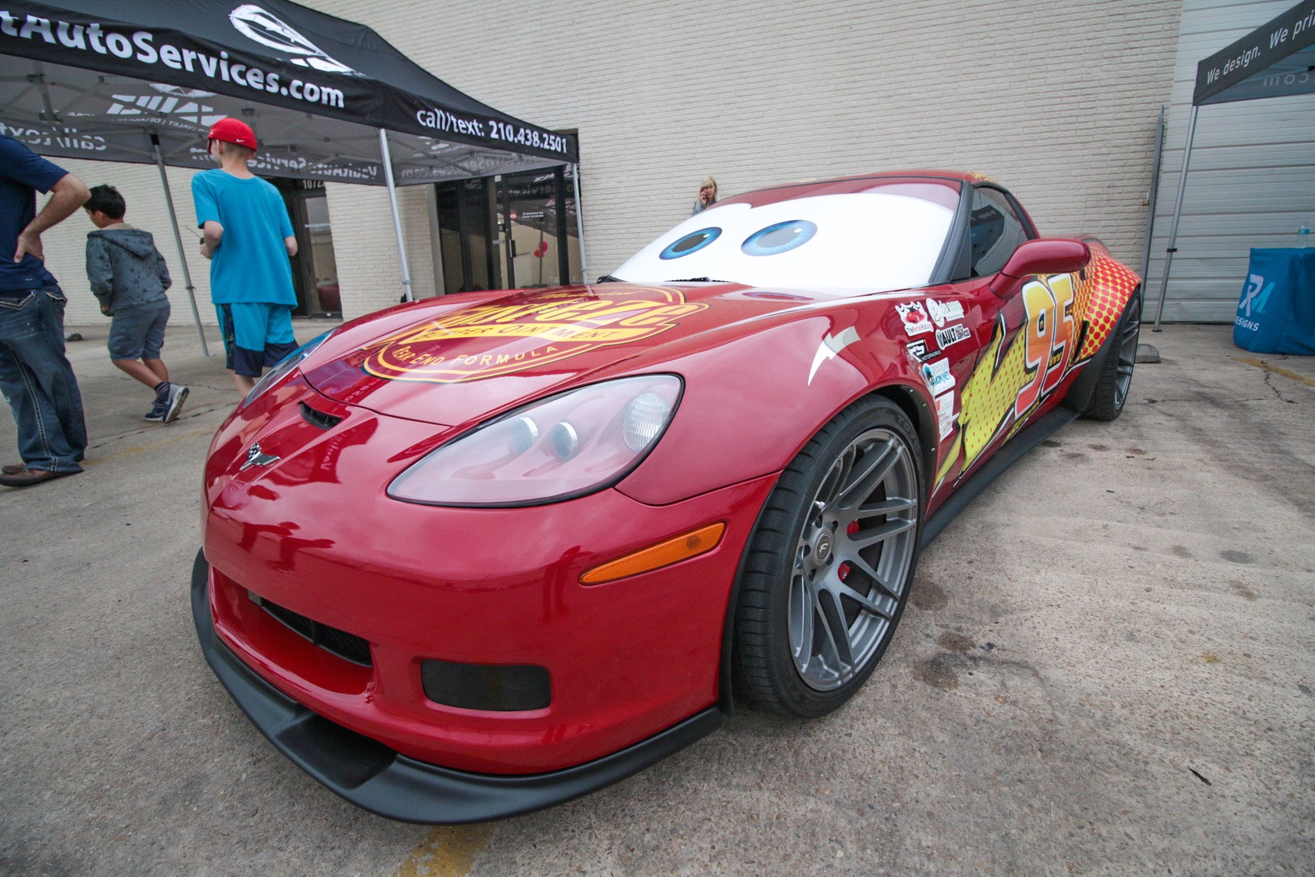 corvette c6 lightning mcqueen