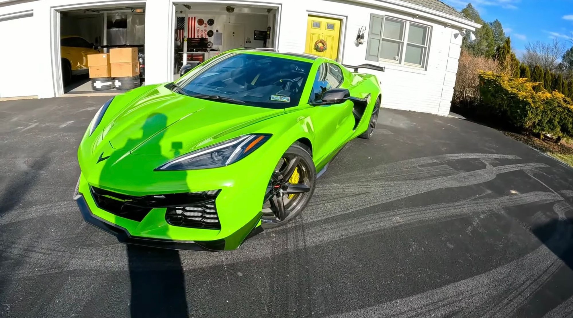 Lime Green Wrapped Z06 CorvetteForum Chevrolet Corvette Forum