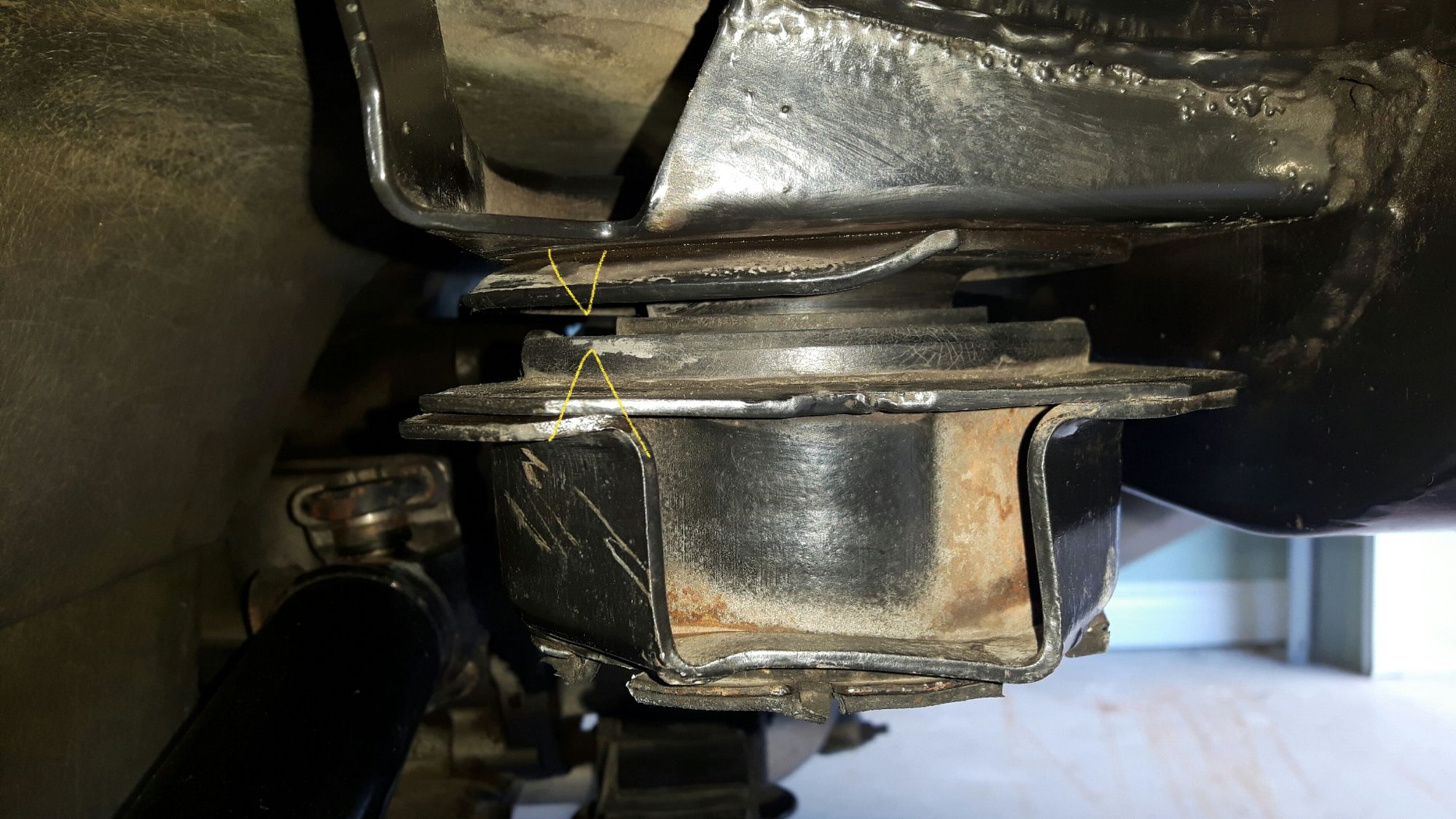 rear (differential) crossmember bushing CorvetteForum Chevrolet