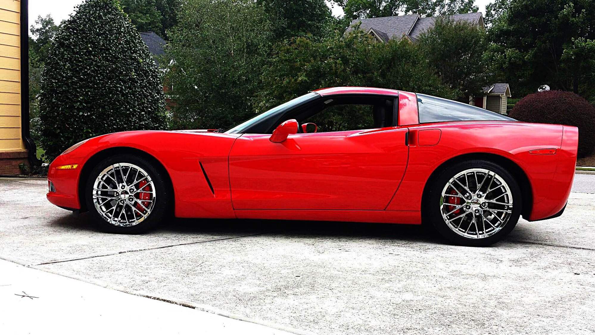 zr1 wheels on base c6