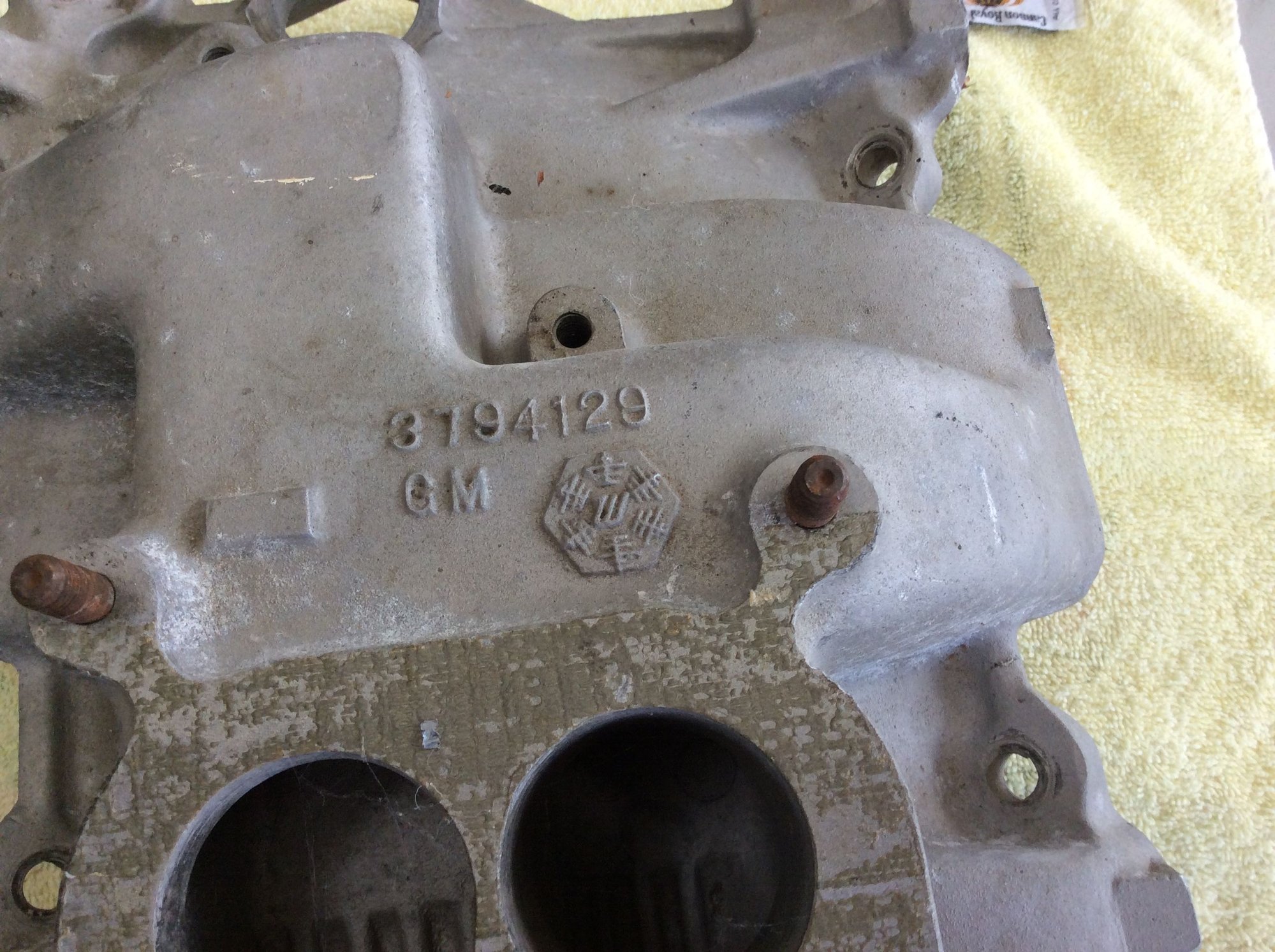 FS (For Sale) 196263 Corvette 327 3784129 Winters Foundry Aluminum Intake Manifold