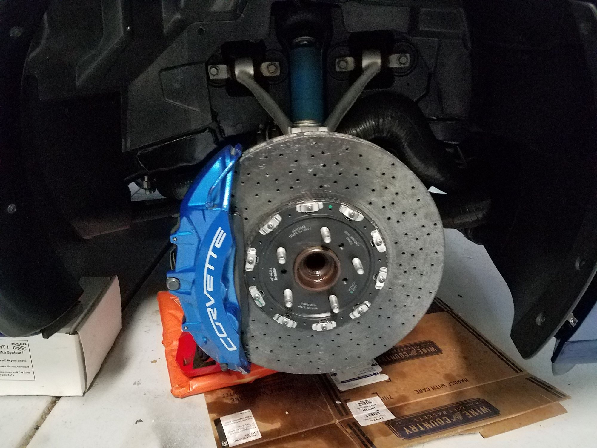 FS (For Sale) ZR1 Blue Brake Calipers (Rear) CorvetteForum