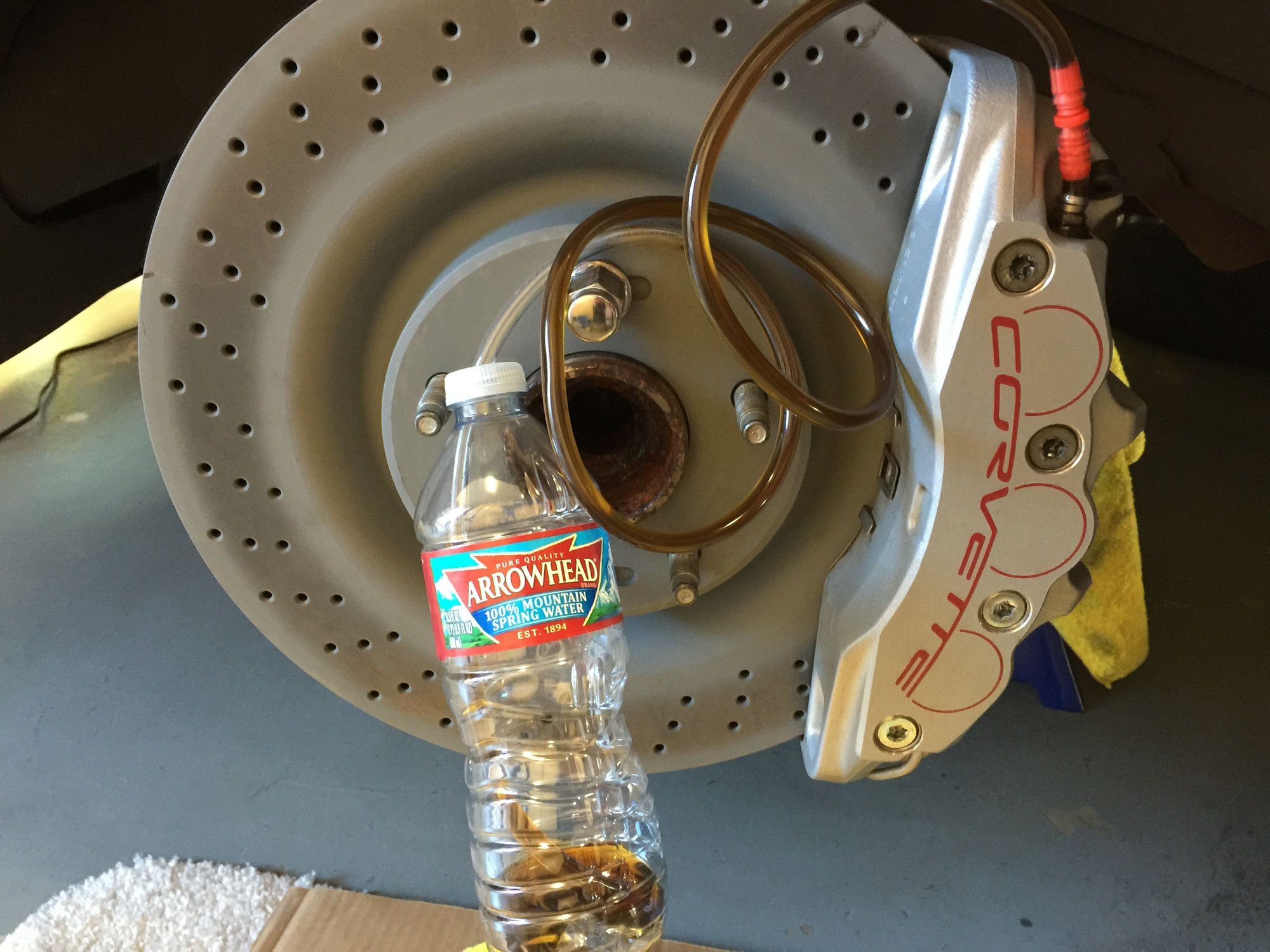 Stripped Brake Caliper Pin Problem (and some brake job photos