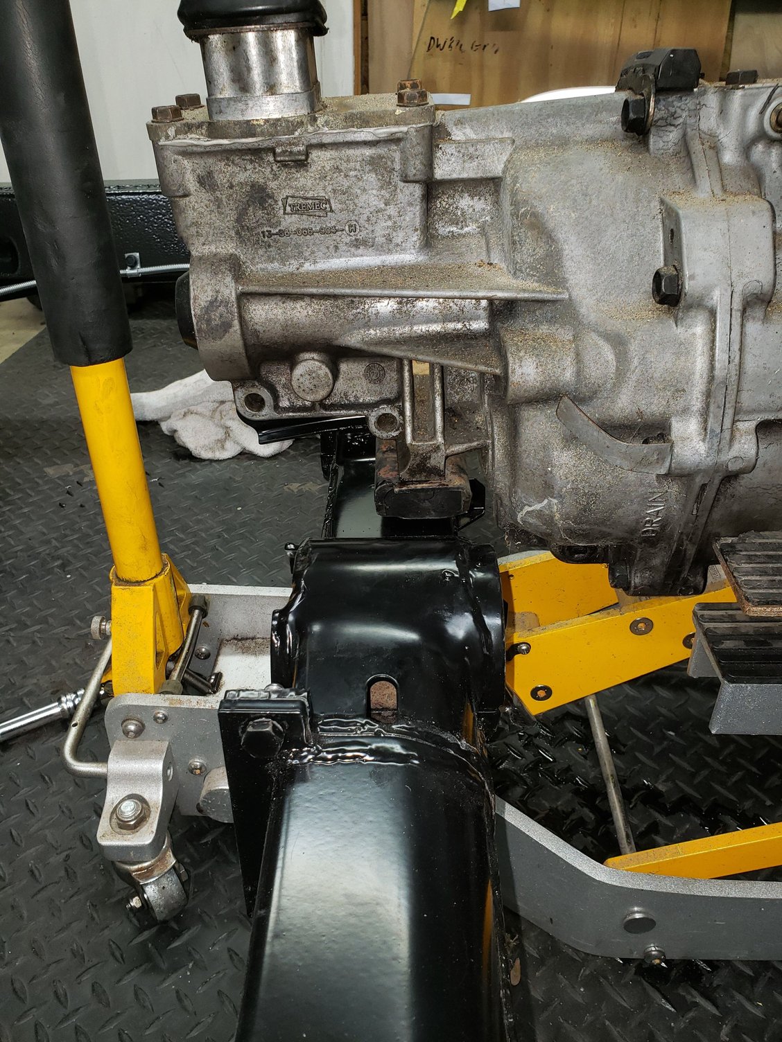 T56 mag swap: Any photos of the modified trans mount side of the ...