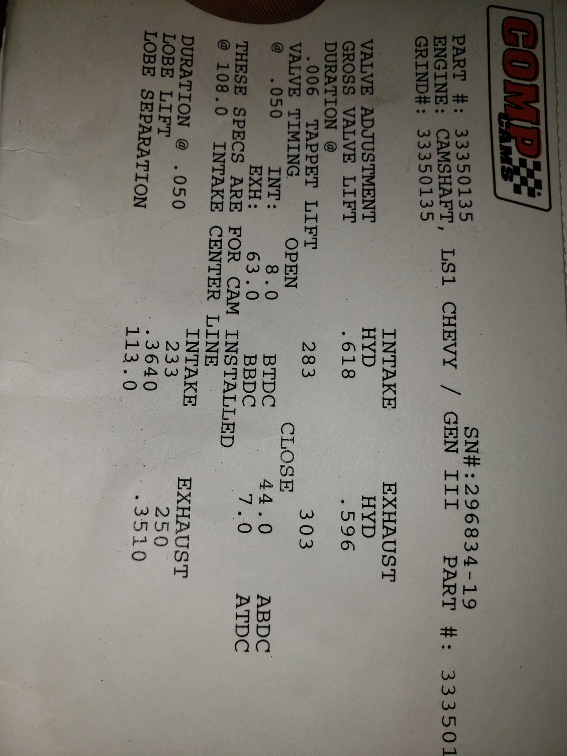 FS (For Sale) BTR LS3 stage 4 NA cam CorvetteForum Chevrolet