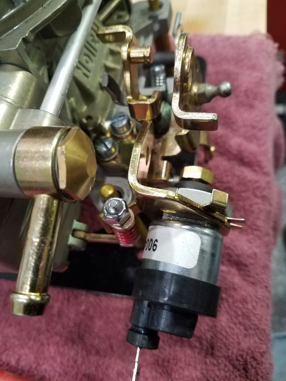 Holley idle solenoid. CorvetteForum Chevrolet Corvette Forum Discussion