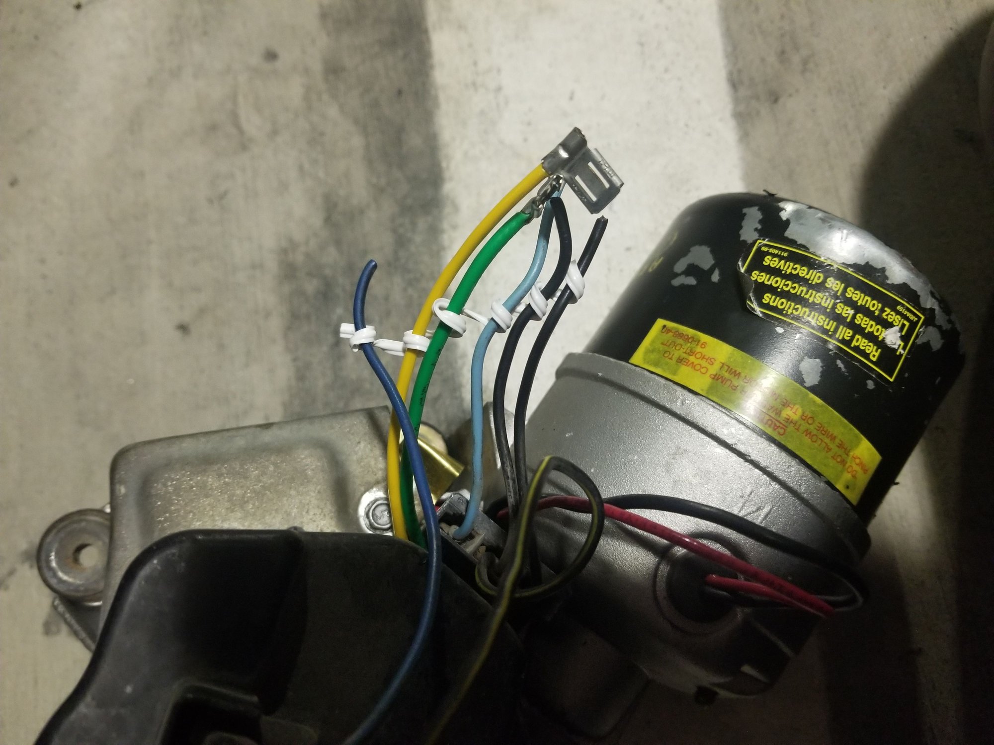 Wiper motor wiring CorvetteForum Chevrolet Corvette Forum Discussion