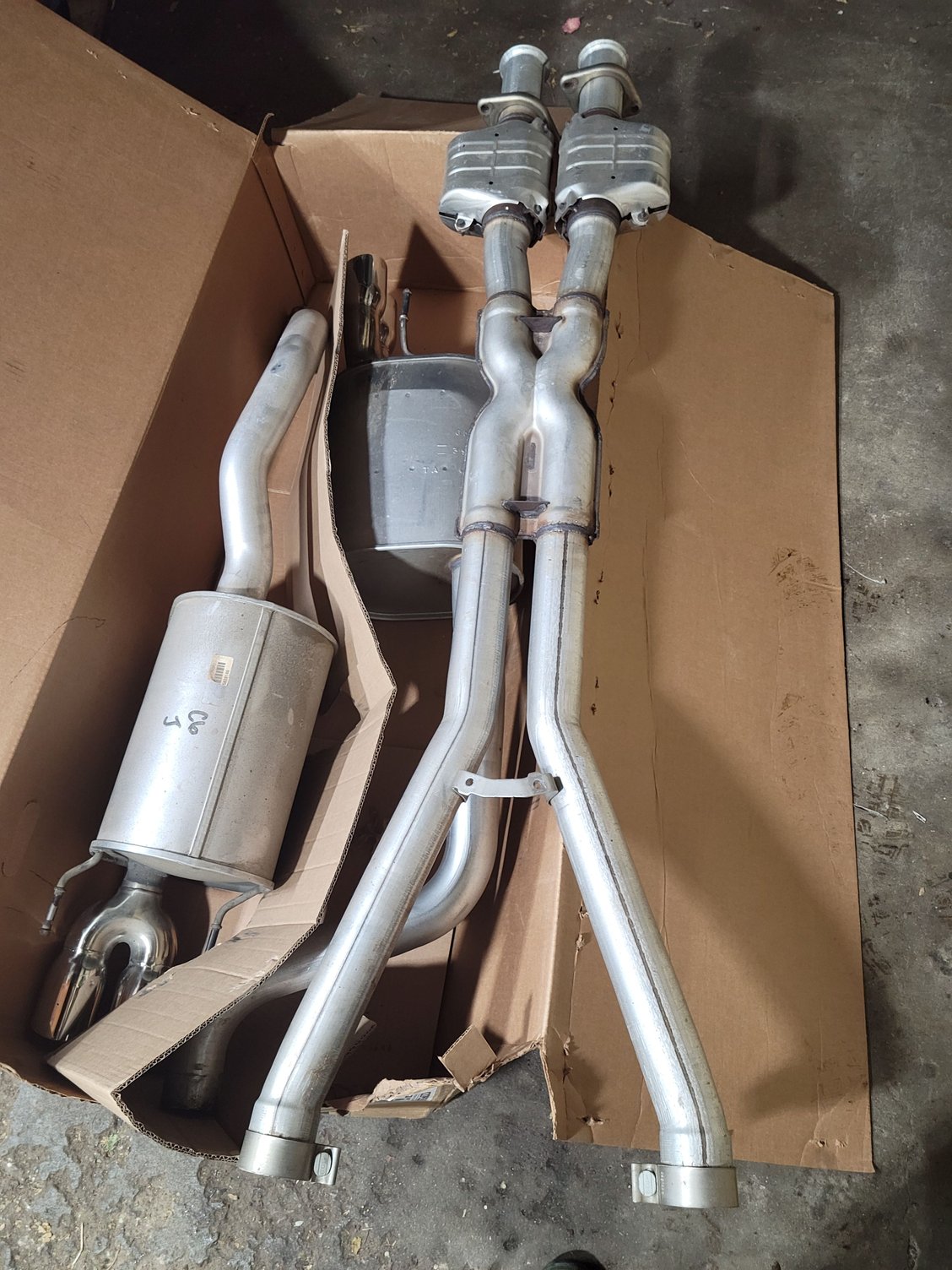 FS (For Sale) Factory x pipe and cat back for 2012 gs with cats. Like