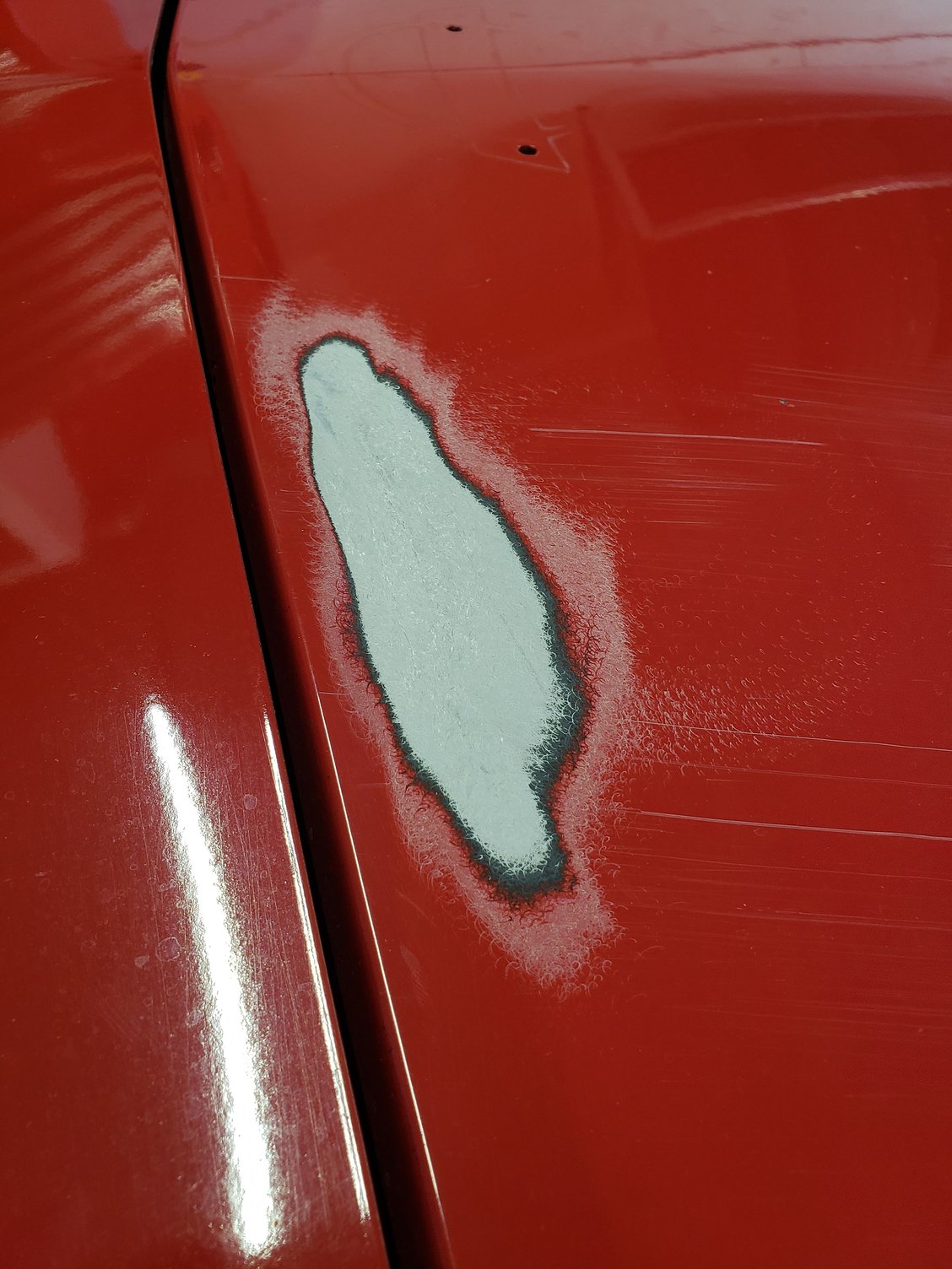 Hood SMC Crack Gouge Paint Repair Blend Clear Fiberglass Primer Sand