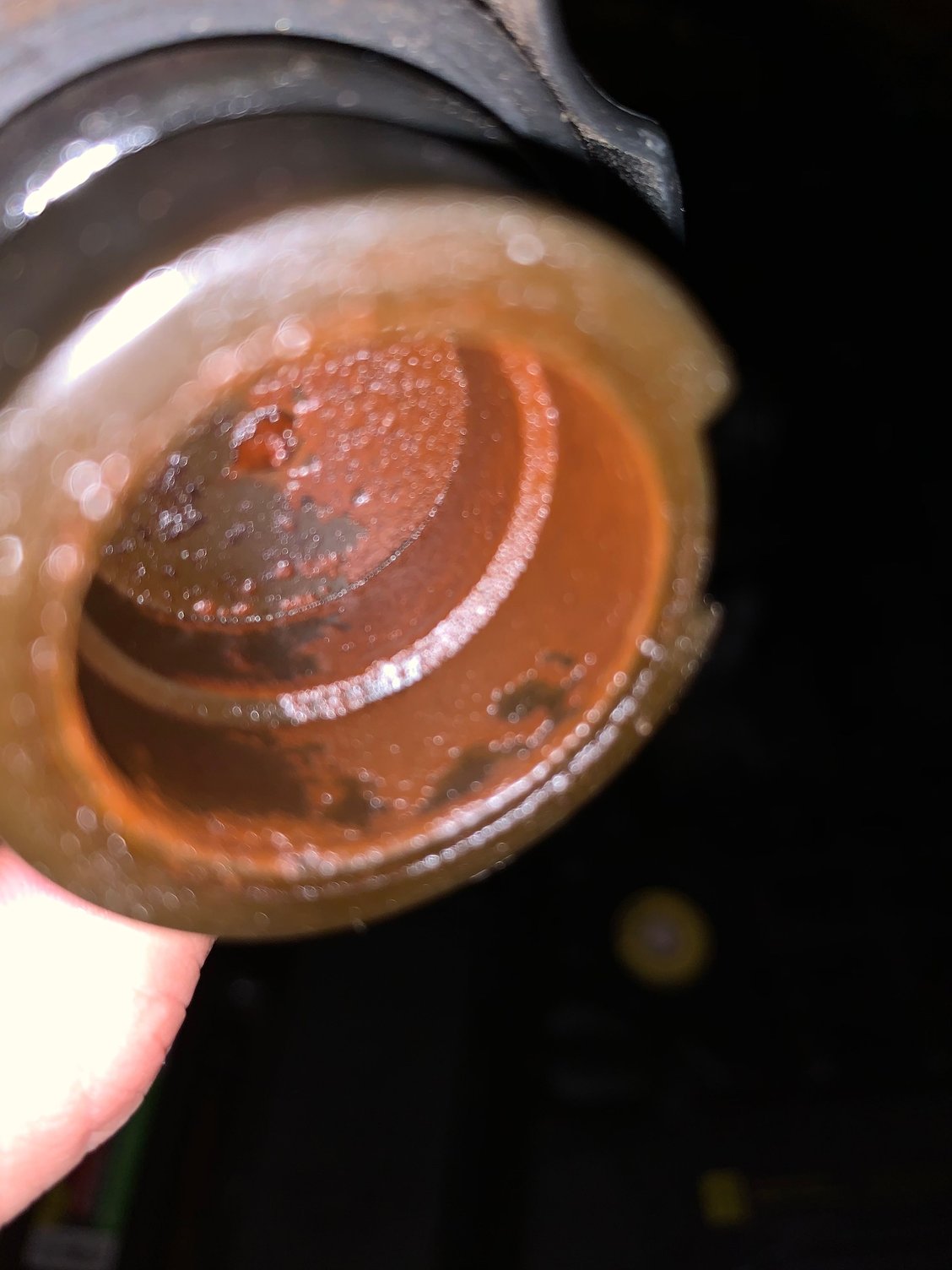 Tiny amount of smoke coming out of dipstick tube. Video included