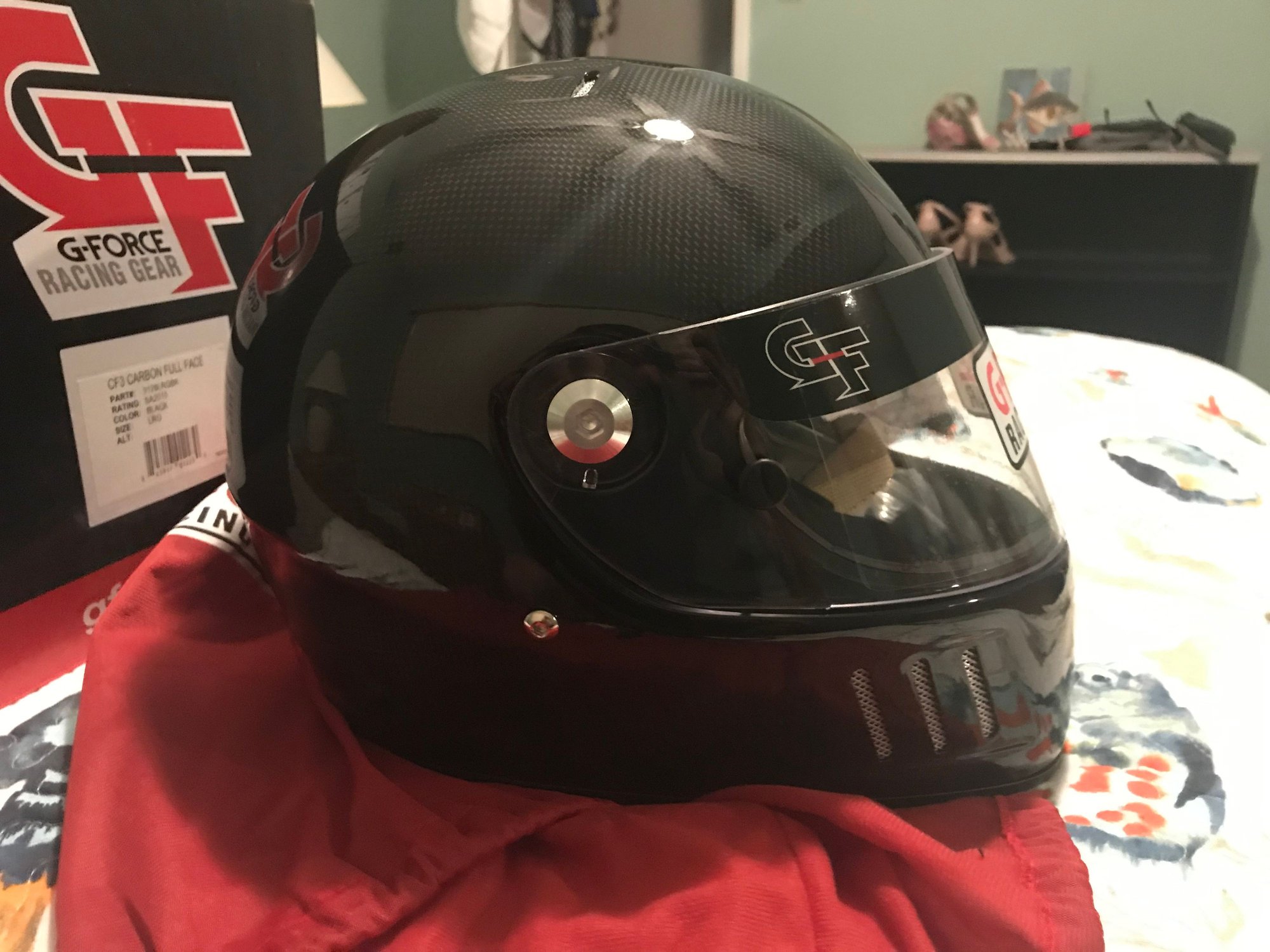 FS (For Sale) GForce Carbon Fiber Helmet SA2015 Large CorvetteForum